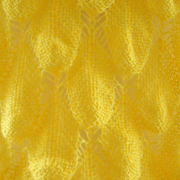 Short Knit Openwork Loose Sweater Shawl ONE SIZE - Picture 3 of 3